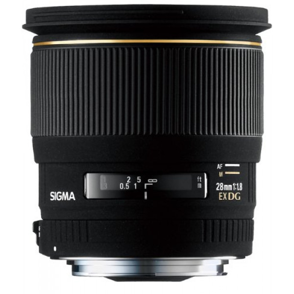Sigma 28 mm F1,8 EX DG Makro-Objektiv (77 mm Filtergewinde) für Canon Objektivbajonett-31
