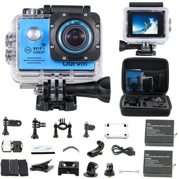 Action Kamera WiFi Full HD Actioncam Digital Wasserdicht 2