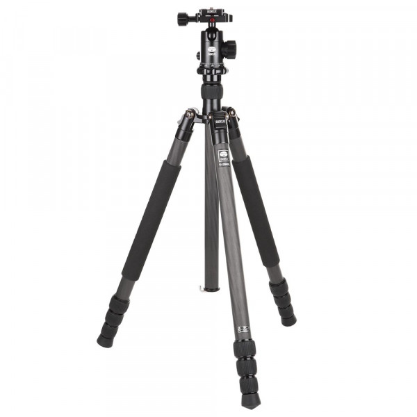 Sirui T-1204XL/ E-10 Dreibeinstativ Carbon mit Kopf, Tasche, Gurt-35