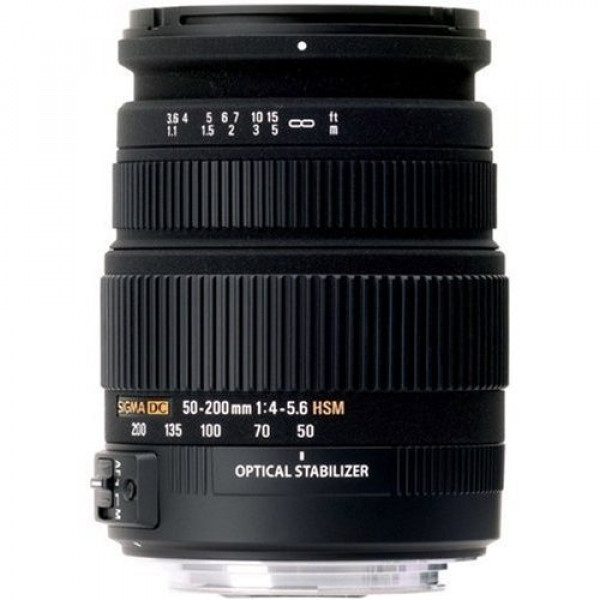 Sigma 50-200 mm F4,0-5,6 DC OS HSM-Objektiv (55 m Filtergewinde) für Pentax Objektivbajonett-31