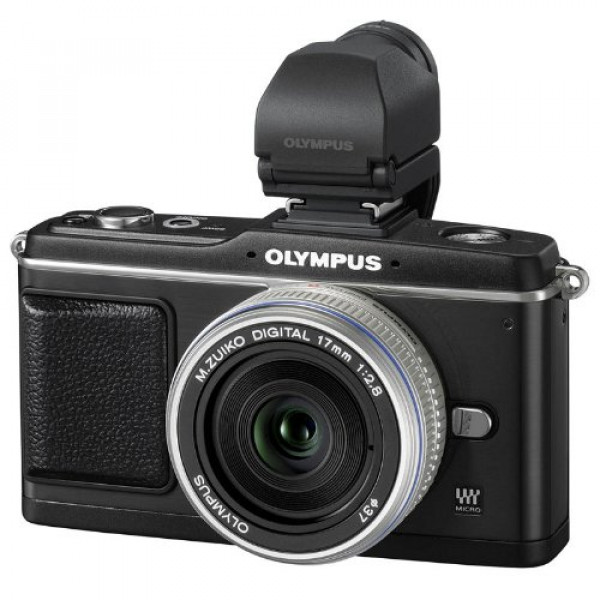 Olympus PEN E-P2 Systemkamera (12,3 Megapixel, 7,6 cm Display, Bildstabilisator) Kit inkl. 17mm Pancake Objektiv und EVF Sucher schwarz-36