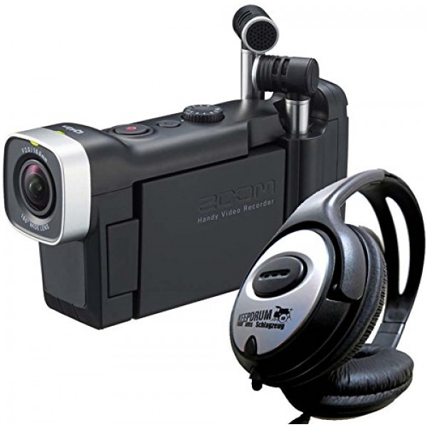 Zoom Q4n Handy Video Audio Recorder + KEEPDRUM Stereo-Kopfhörer-36
