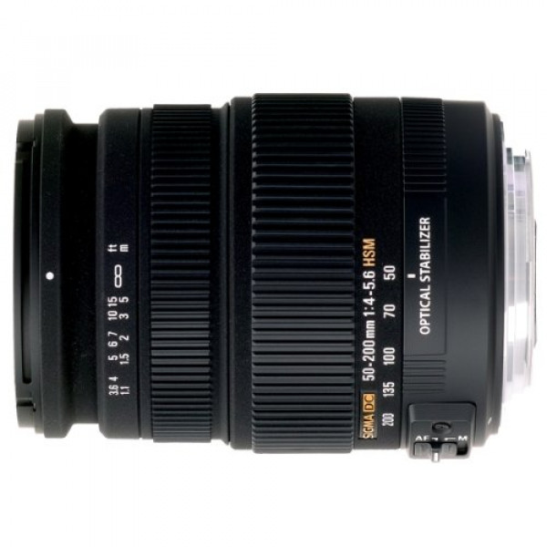 Sigma 50-200 mm F4,0-5,6 DC OS HSM-Objektiv (55 mm Filtergewinde) für Sigma Objektivbajonett-31