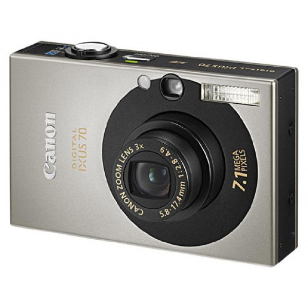 Canon IXUS 70 Digitalkamera (7 Megapixel, 3-fach opt. Zoom, 6,4 cm (2,5 Zoll) Display) silber-schwarz-35