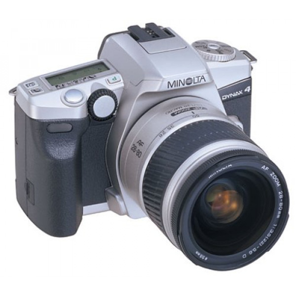 Minolta Dynax 4 Spiegelreflexkamera silber mit Objektiv AF 3,5-5,6 / 28-80mm-32