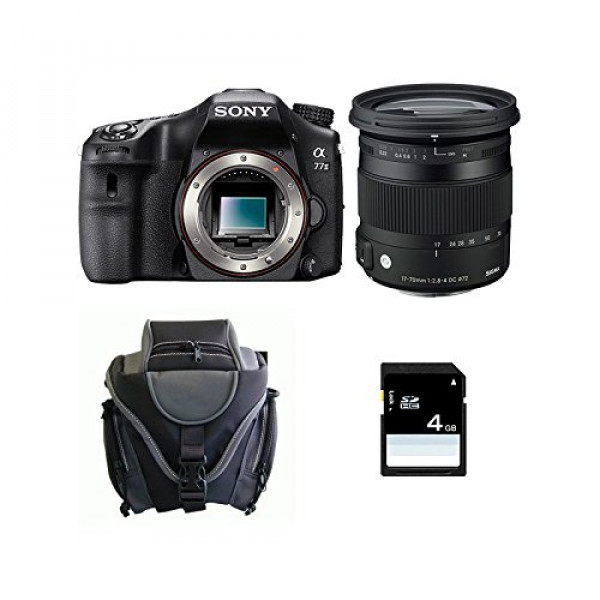 SONY Alpha 77 II + SIGMA 17-70 CONTEMPORARY + Sac + SD4-33