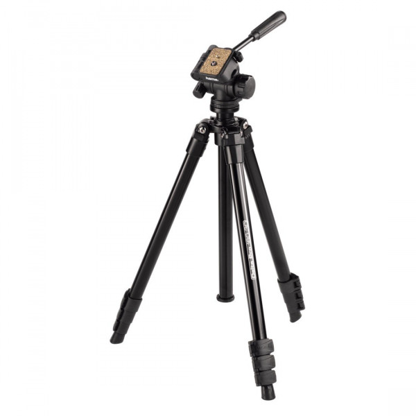 Hama Leichtes Allrounder Profi-Dreibeinstativ mit 3-Wege-Kopf, Delta Pro 160 3D, Schwarz-311