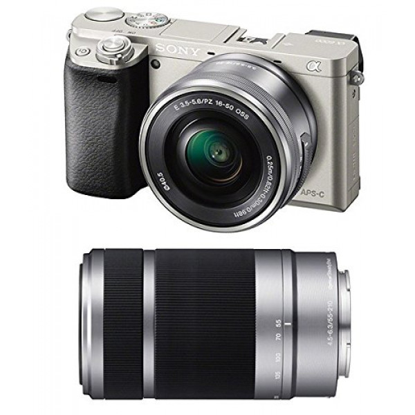 SONY ALPHA 6000 SILVER + 16-50 + 55-210-31