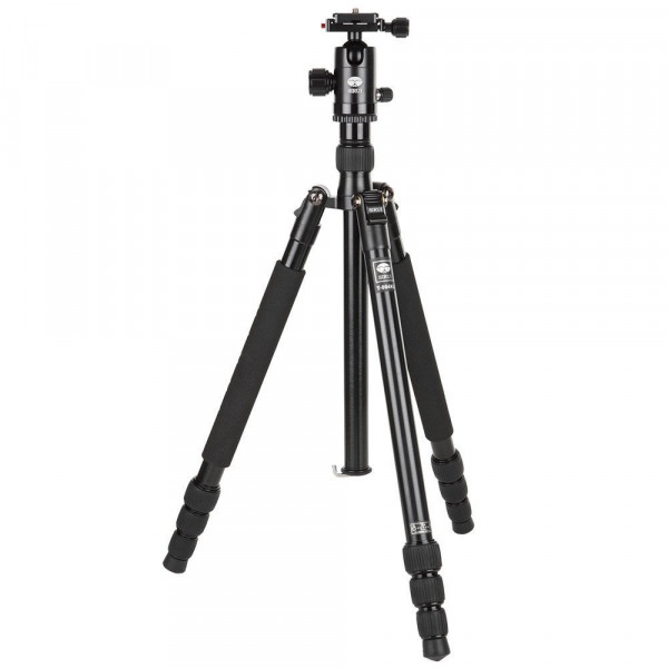 Sirui T-004KX/C-10S Traveler Light Dreibeinstativ mit Kugelkopf (Alu, Höhe: 139 cm, Gewicht: 0,95 kg, Belastbarkeit: 6 kg) schwarz-37