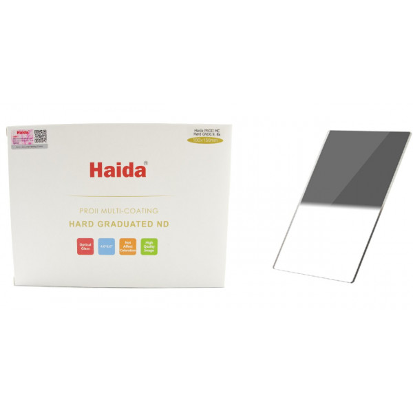 HAIDA Pro II MC Optical 150 mm x 100 mm GND HARD Edge Verlaufsfilter ND0,9 (8x)-32