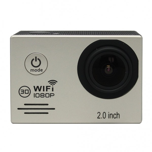 SJ7000 WIFI Action Sport Waterproof Camera Video Full HD 1080p Unterwasser 30M 2.0 Zoll High Definition Screen 6G 170°HD Wide-angle lens (silver)-35