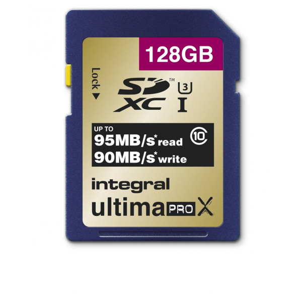 Integral SDXC 128GB Class 10 UltimaPro X UHS-1 class 3 Speicherkarte bis zu 95/90 MB/s read/write-33