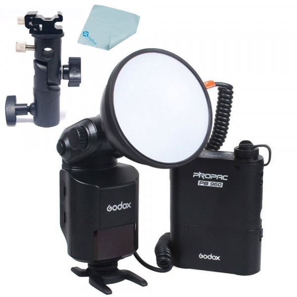 Godox Mcoplus AD360 360W GN80 im Freien nackt Tube Flash + PB960 Power Akku für Nikon Canon Pentax Olympus DSLR-Kamera mit UK-Stecker + Mcoplus Reinigungstuch-38