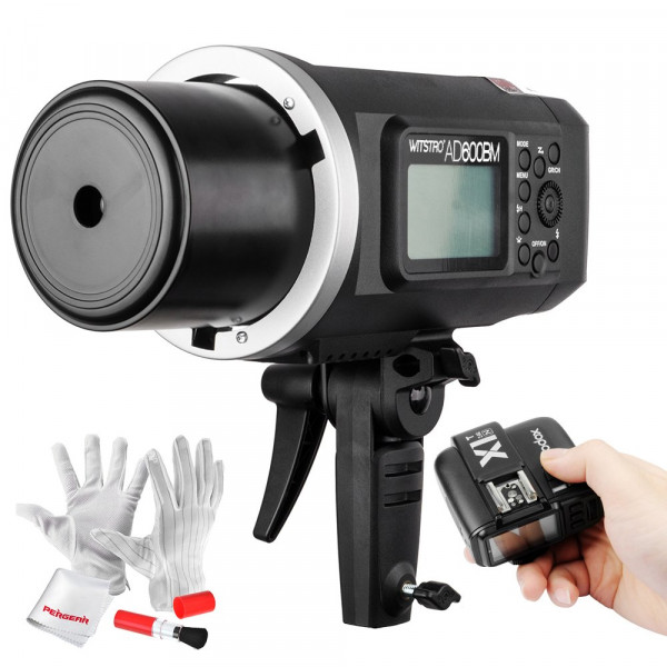 Godox AD600BM Bowens Mount 600Ws GN87 High Speed Sync Draussen Blitzgeräte mit X1N Kabellos Flash Trigger 8700mAh Batterie 500 Volle Leistung Blinkt Recyceln in 0.01-2.5 Zweite for Nikon-39