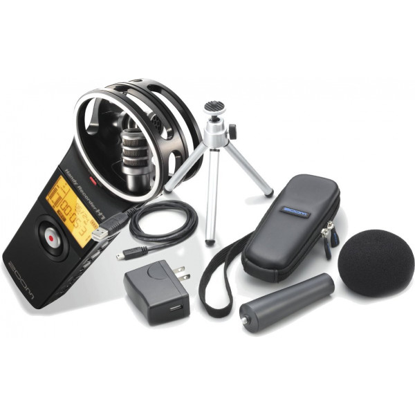 Zoom H1 2.0 Stereo Recorder MP3 Wave + APH-1 Zubehörset-31