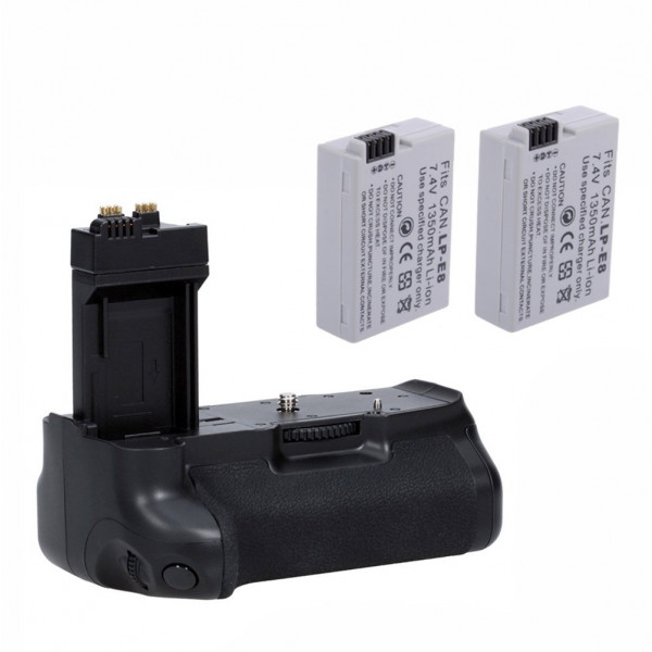 Neewer® Pro Batteriegriff Akkugriff Battery Grip für Canon EOS 550D 600D 650D 700D/ Rebel T2i T3i T4i T5i SLR Digitale Kameras, Set beinhaltet:1x BG-E8 Batterie Griff + 2x LP-E8 Li-Ion Akku-38