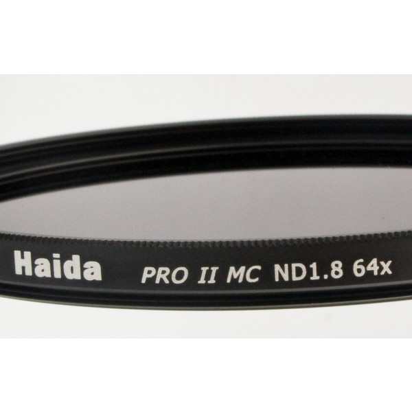 Haida PRO II Serie MC (mehrschichtvergütet) Neutral Graufilter ND64 77mm Inkl. Cap mit Innengriff-36