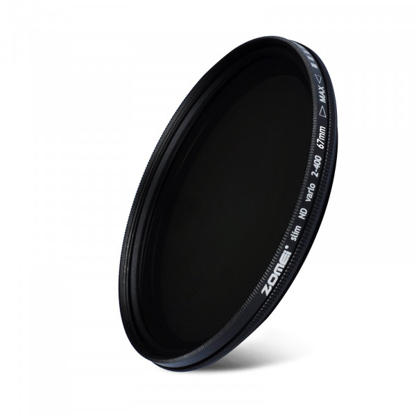 Zomei Ultra D¨¹nn AGC Glass Optical Professionelle Kamera Filter/Objektiv-Filter/Fader ND2-400 Filter/Variable Density Neutral Grau ND2 zu ND400 f¨¹r DLSR Lens-67mm-39