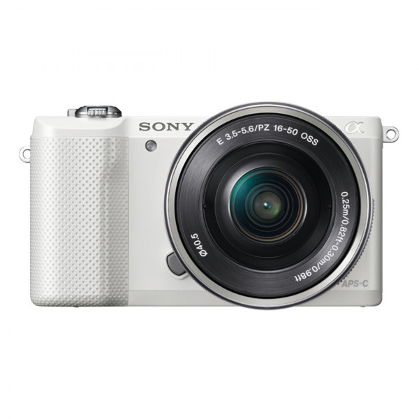 Sony Alpha 5000 Systemkamera (Full HD, 20 Megapixel, Exmor APS-C HD CMOS Sensor, 7,6 cm (3 Zoll) Schwenkdisplay) weiß inkl. SEL-P1650 Objektiv-322