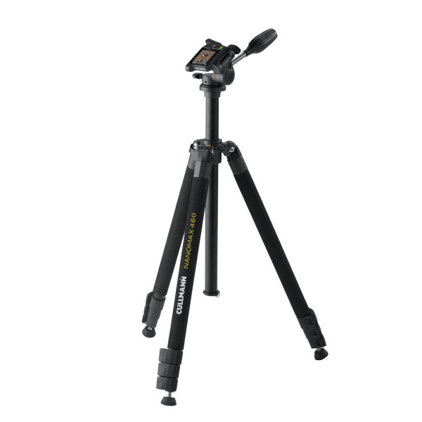 Cullmann 52461 NANOMAX 460 RW20 Dreibeinstativ mit 3-Weg-Kopf (3 Auszüge, Höhe 170 cm, Tragfähigkeit 4kg)-324