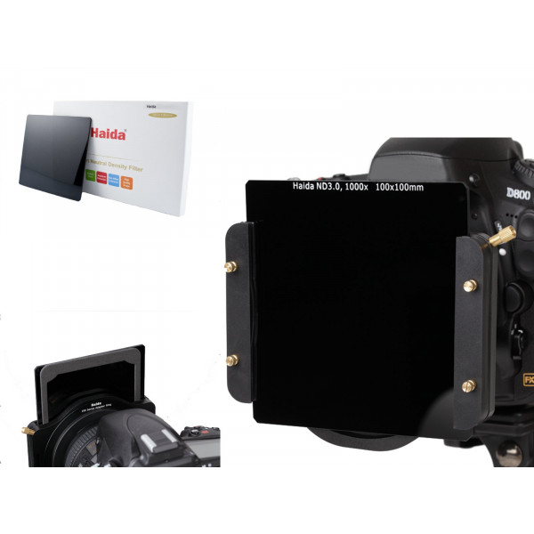 Haida Optical Neutral Graufilter 100 mm x 100 mm (ND 3.0) 1000x Kompatibel mit Cokin Z-Pro System-32