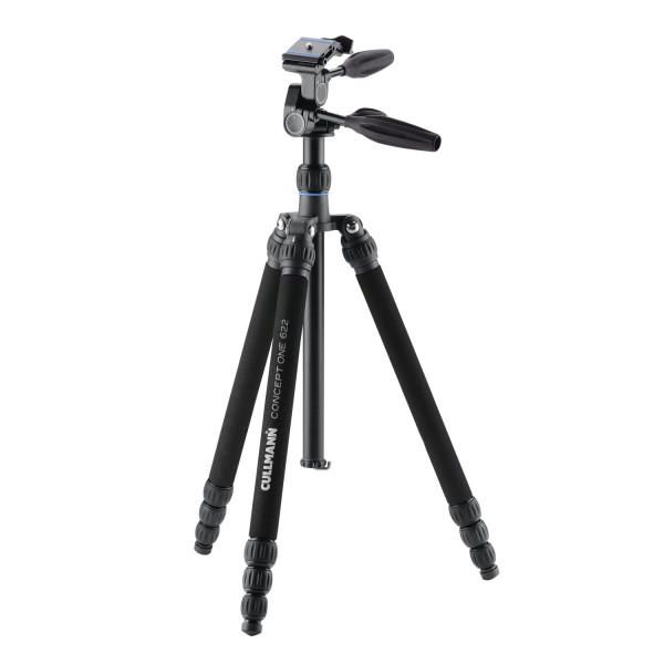 Cullmann Concept One 622 OT35 Dreibeinstativ inkl. 3-Weg-Kopf (Packmaß 42 cm, 3 Auszüge, Höhe 155 cm, Tragfähigkeit 6kg)-39