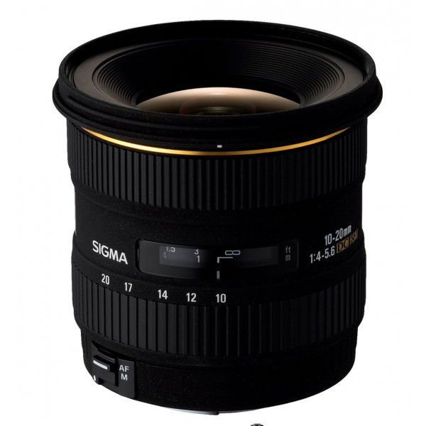 Sigma 10-20 mm F4,0-5,6 EX DC HSM-Objektiv (77 mm Filtergewinde) für Canon Objektivbajonett-39