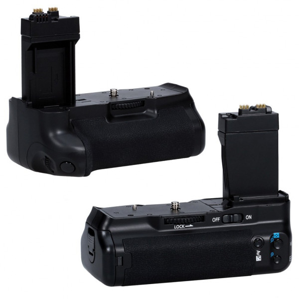Neewer® Batteriegriff Akkugriff für Canon EOS 550D 600D Rebel T2i T3i Kamera 4X LP-E8 Batterien 