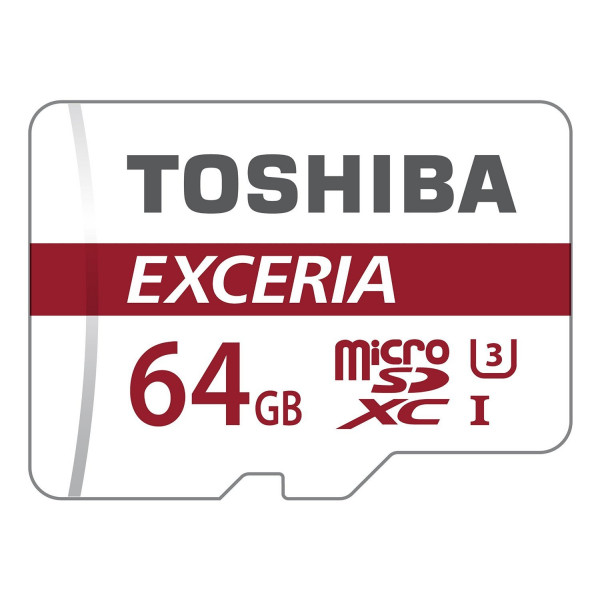 Toshiba EXCERIA M302-EA Micro SDXC 64GB UHS-I Klasse 10 Speicherkarte (bis zu 90MB/s lesen)-32