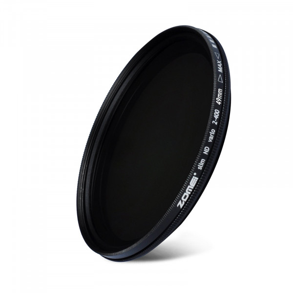 Zomei Ultra D¨¹nn AGC Glass Optical Professionelle Kamera Filter/Objektiv-Filter/Fader ND2-400 Filter/Variable Density Neutral Grau ND2 zu ND400 f¨¹r DLSR Lens-49mm-39