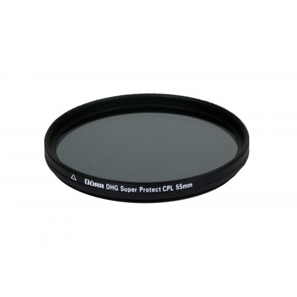 Dörr DHG Super Zirkular Polfilter 55 mm mit Nano-Vergütung/beidseitige DHG 12-fach Mehrschichtvergütung/extrem flache Filterfassung-35