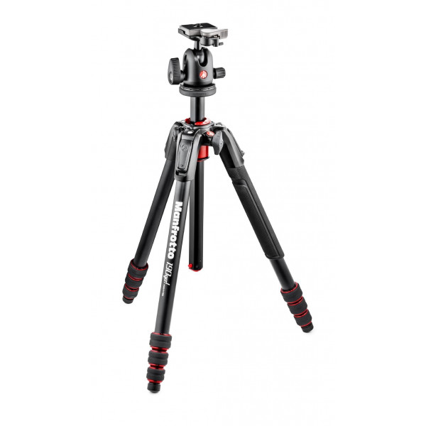 Manfrotto MK190GOA4TB-BH 190GO Stativ Kit inkl. Kugelkopf/4 Segmente schwarz-33