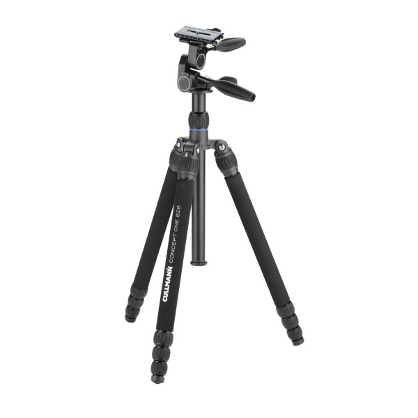 Cullmann Concept One 628 OT38 Dreibeinstativ inkl. 3-Weg-Kopf (Packmaß 48 cm, 3 Auszüge, Höhe 183 cm, Tragfähigkeit 7kg)-310