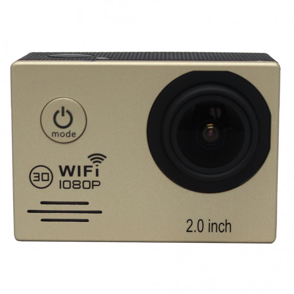 SJ7000 WIFI Action Sport Waterproof Camera Video Full HD 1080p Unterwasser 30M 2.0 Zoll High Definition Screen 6G 170°HD Wide-angle lens (Gold)-38