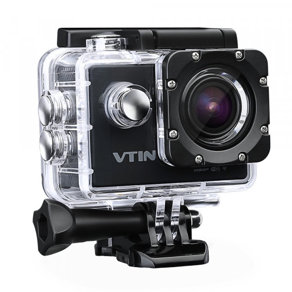 Action Kamera WIFI 2,0 Zoll, VTIN Full HD 1080P Sport Action Camera Cam Wasserdicht 170 ° Weitwinkel mit 2 Verbesserten Batterien und Zubehör Kits-37