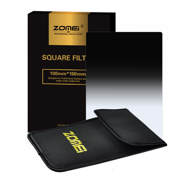 Zomei ND16 Platz Allmähliche Grau Farbe Objektiv-Filter 100x150mm für Cokin Z Zomei Hitech 4X6 "Holder 150 * 100 mm-37