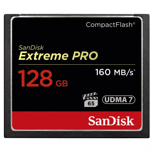 SanDisk Extreme Pro CompactFlash 128GB Speicherkarte (bis zu 160MB/s lesen)-31