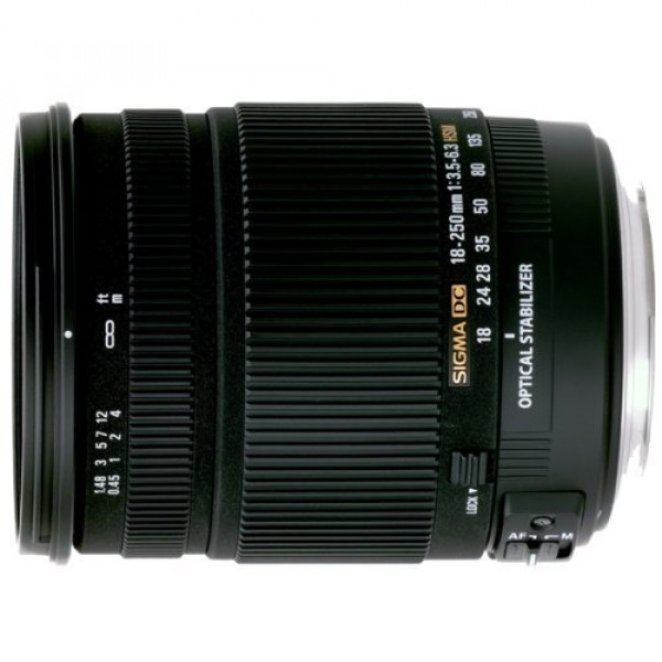 Sigma 18-250 mm F3,5-6,3 DC OS HSM Reise-Zoom-Objektiv (72 mm Filtergewinde) für Nikon Objektivbajonett-31