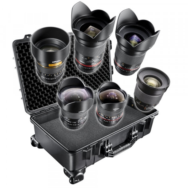 Walimex Pro All Star Objektiv-Set II (inkl. Fish-Eye Objektiv, 35mm Objektiv, 14mm Objektiv, 85mm Objektiv, 24mm Objektiv, 16mm Objektiv) für Canon-39