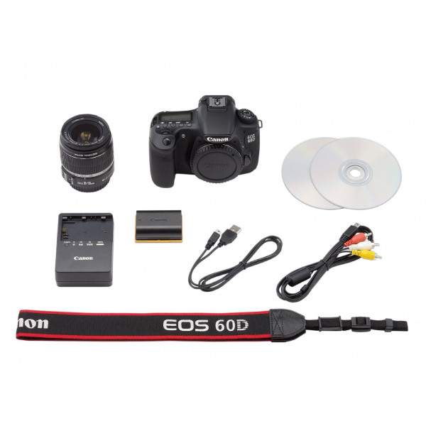 Canon EOS 60D SLR-Digitalkamera (18 Megapixel, Live-View, Full HD