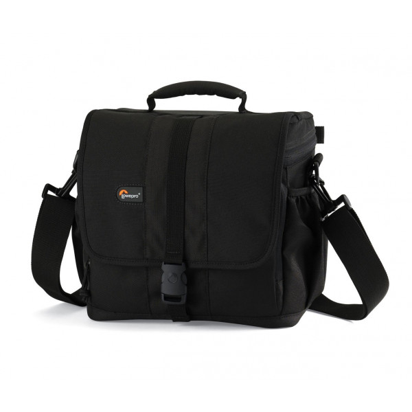 Lowepro Adventura 170 SLR-Kameratasche (für SLR mit angesetztem Standardobjektiv und 2 zusätzliche Objektive) schwarz-34