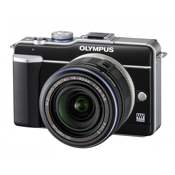 Olympus PEN E-PL1 Systemkamera (13 Megapixel, 6,9 cm (2,7 Zoll) Display, Bildstabilisator) schwarz mit 14-42mm Objektiv schwarz-36