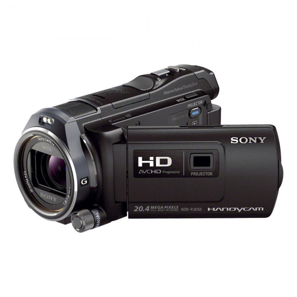 Sony HDR-PJ650VE HD Flash Camcorder (1920 x 1080 Pixel, G-Optik mit 12-fach Zoom, Projektor mit 20 Lumen, HDMI, 32GB Speicher) schwarz-314