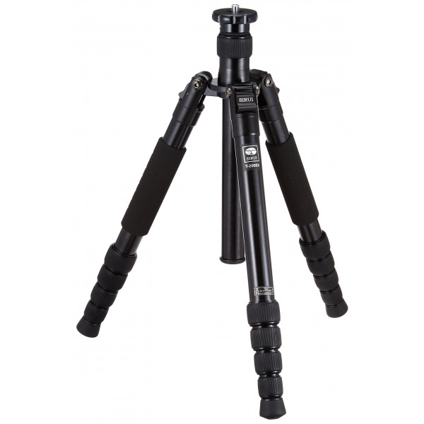 SIRUI T-2005X Traveler Reise-Dreibeinstativ (Alu, Höhe: 143cm, Gewicht: 1,45kg, Belastbarkeit: 12kg) mit Tasche und Gurt-34