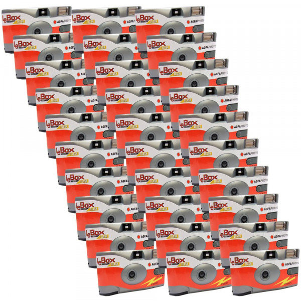 30x PHOTO PORST Einwegkamera / Hochzeitskamera / Partykamera Agfa (27 Fotos, Blitz, 30-er Pack-35