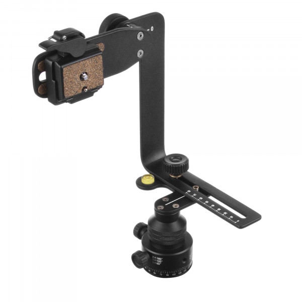 Mantona PanoPoint Panoramakopf mit Nodalpunkt-Adapter schwarz-36
