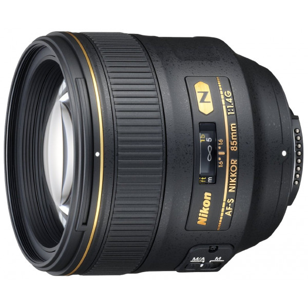 Nikon AF-S 85mm 1:1.4G Objektiv (77 mm Filtergewinde) inkl. HB-55-33