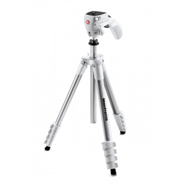Manfrotto MKCOMPACTACN-WH Compact Action Tripod mit Quick Release (Tragbarkeit: 1,5Kg) weiß-32