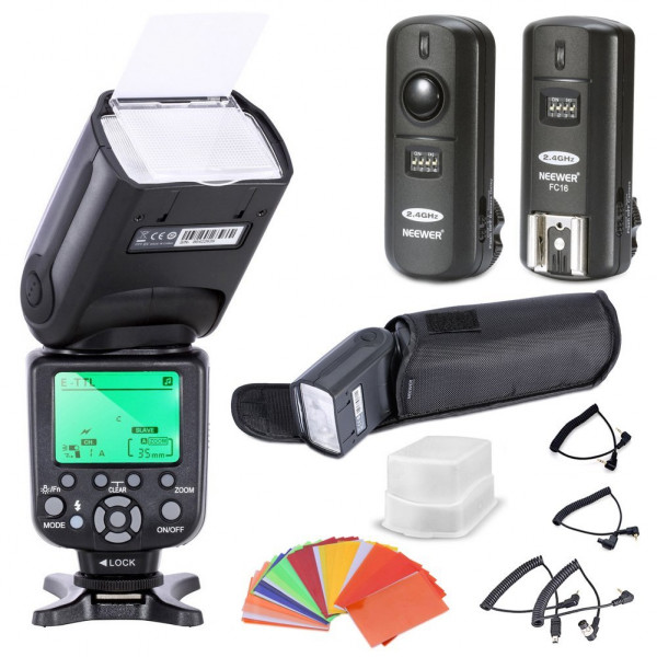 Neewer® Triopo E-TTL CANON I-TTL NIKON Professionelle Blitzgerät Flash Speedlite für Canon and Nikon Digital SLR Kameras *High Speed Sync* Rebel SL1 XT Xti Xsi T1i T2i T3i T4i T5i XS T3i EOS 5D Mark II 2 III 3 1Ds 6D 7D 60D 50D 40D 30D 300D 100D 350D 400D-38
