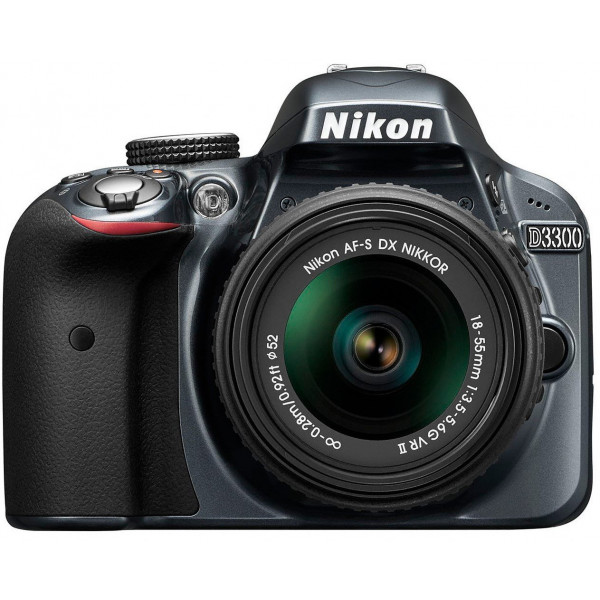 Nikon D3300 SLR-Digitalkamera Kit (24 Megapixel, 7,6 cm (3 Zoll) TFT-LCD-Display, Live View, Full-HD) inkl. AF-S DX 18-55 VR II Objektiv anthrazit-33